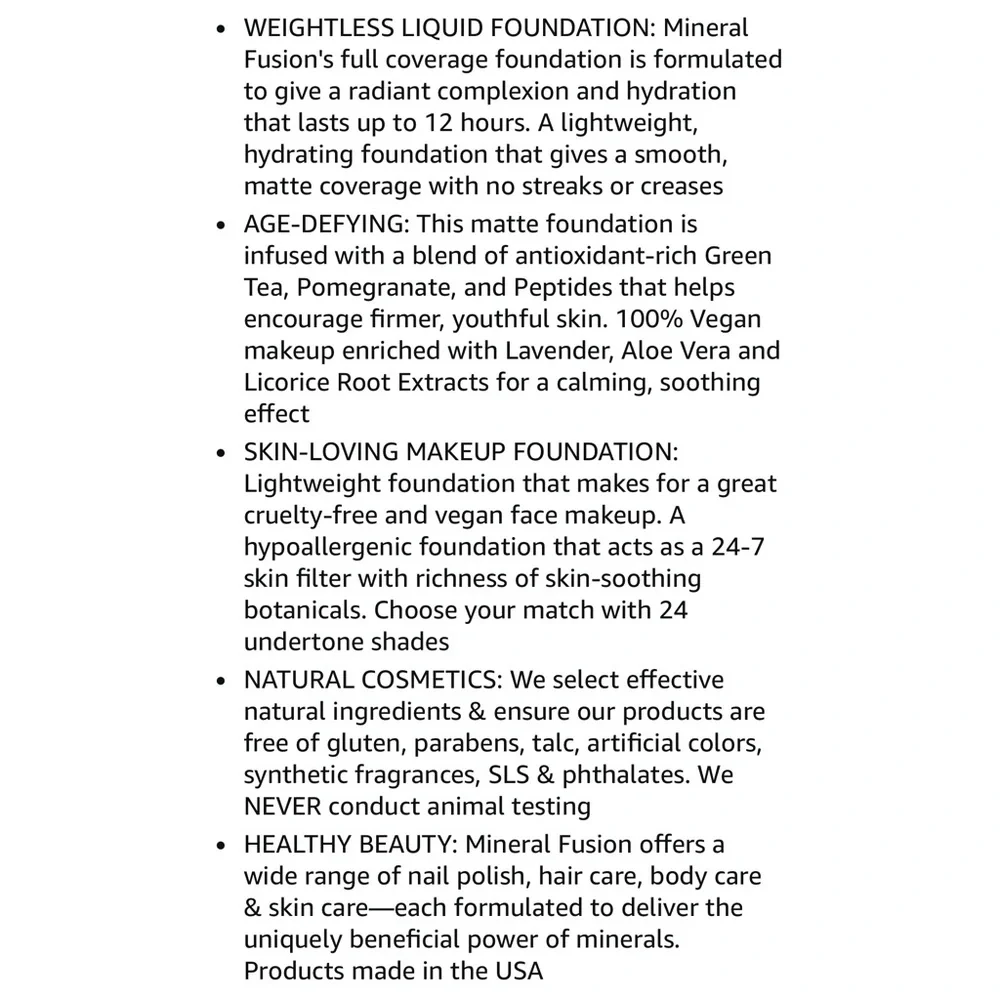 Mineral Fusion Liquid Foundation Warm 4 Tawny